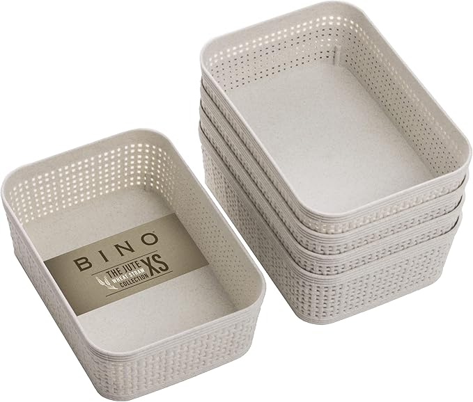 BINO | Woven Plastic Basket | XS, Space by BINO