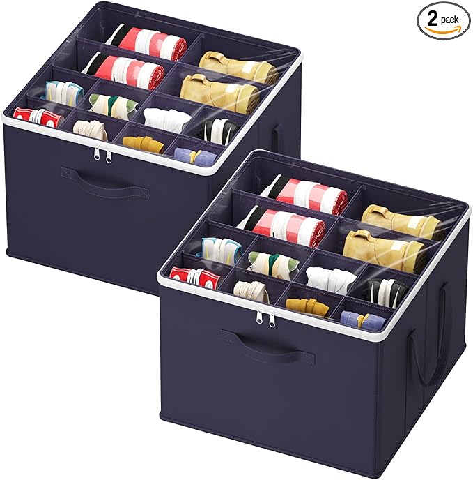 Lifewit Shoe Storage Organizer for Closet Fits 12-16 Pairs, Fabric Large Shoe by Lifewit