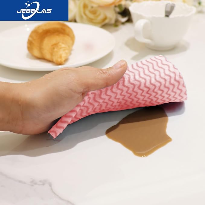 JEBBLAS Reusable Cleaning Cloths Handi Wipes Reusable Cloths Dry Cleaning - Image 8