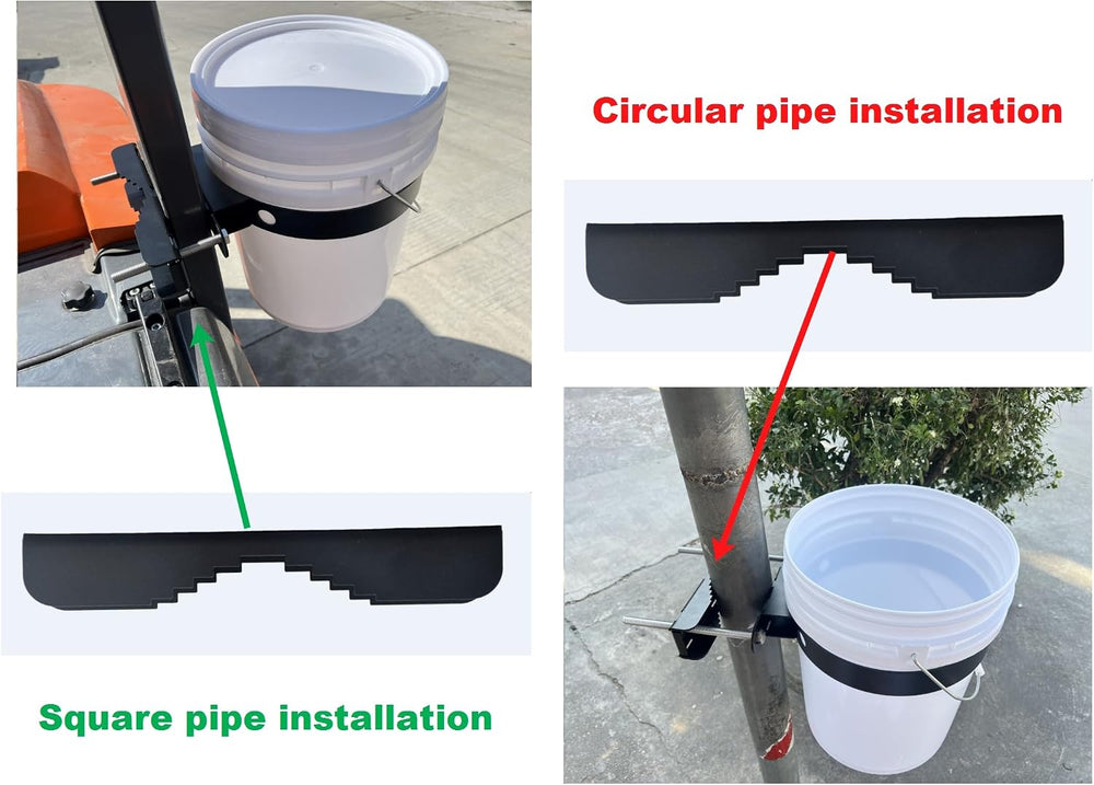 5-Gallon Bucket Holder, Can be Installed on ROPS Holder (Excluding Buckets), ...