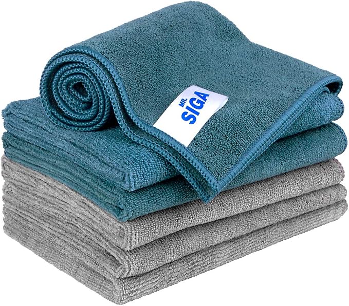 MR.SIGA Microfiber Cleaning Cloth, Size: 13.8" x 15.7" by MRSIGA