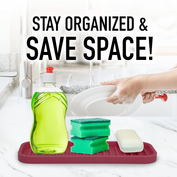 Zulay Kitchen Silicone Sponge Holder - Image 6