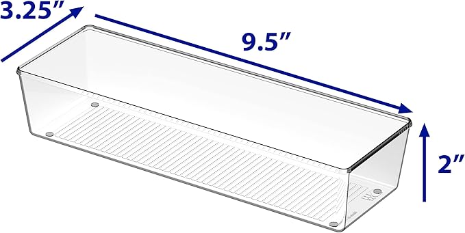 Simple Houseware Clear Drawer Organizer - Image 5