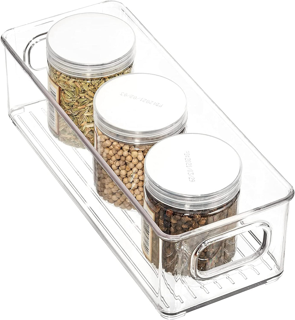mDesign Plastic Long Stackable Storage Organizer Container, Organization Bin ...
