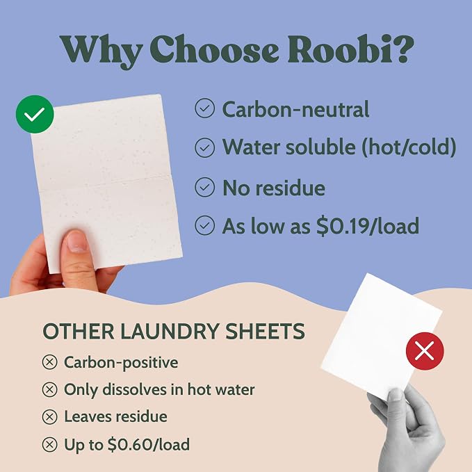 Roobi Baby Laundry Detergent Sheets. Specially Formulated - Image 7