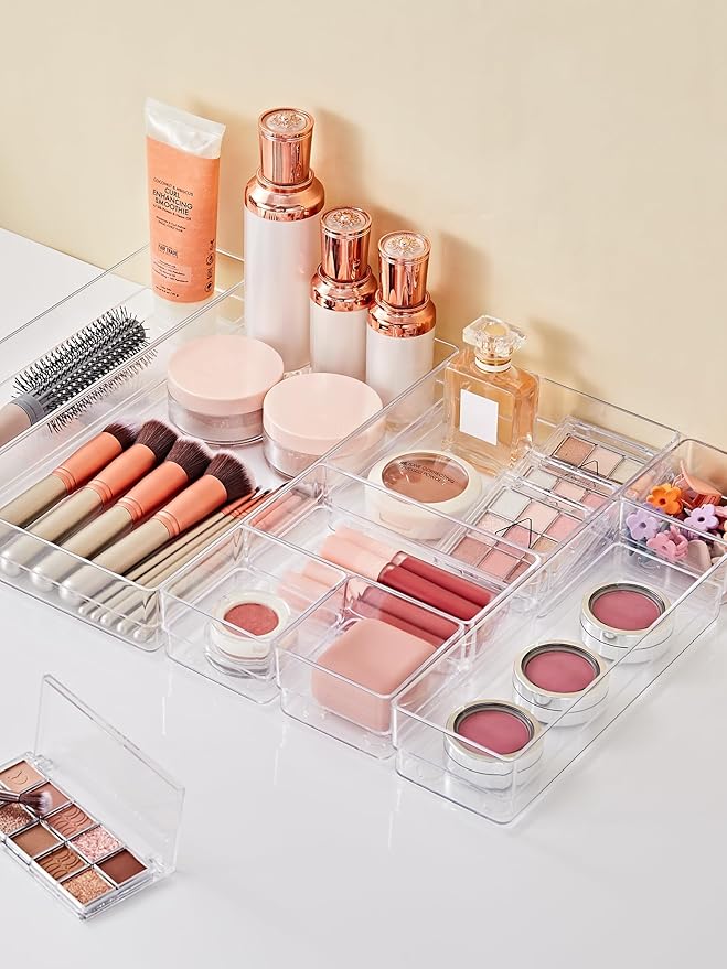 SMARTAKE 30-Piece Drawer Organizer