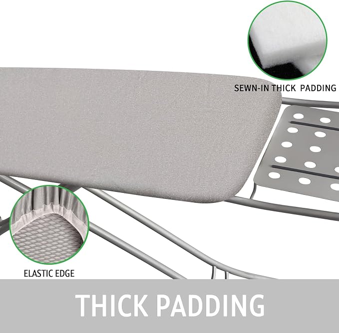 Ironing Board Cover and Pad 15x54 Inch Standard Ironing Board Cover - Image 4