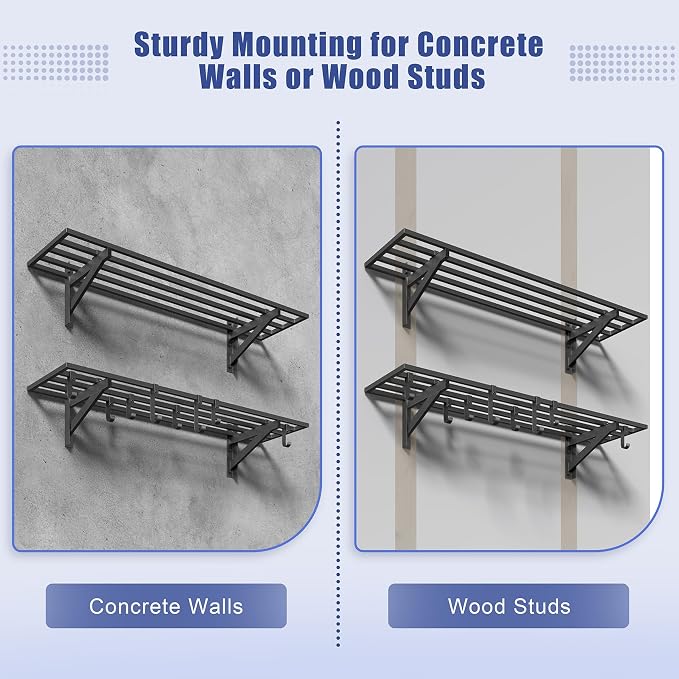 2-Pack 1x4ft Heavy Duty Garage Shelving - Image 7