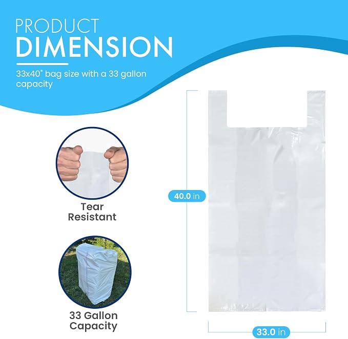 Heavy Duty Contractor Trash Bags - Image 2