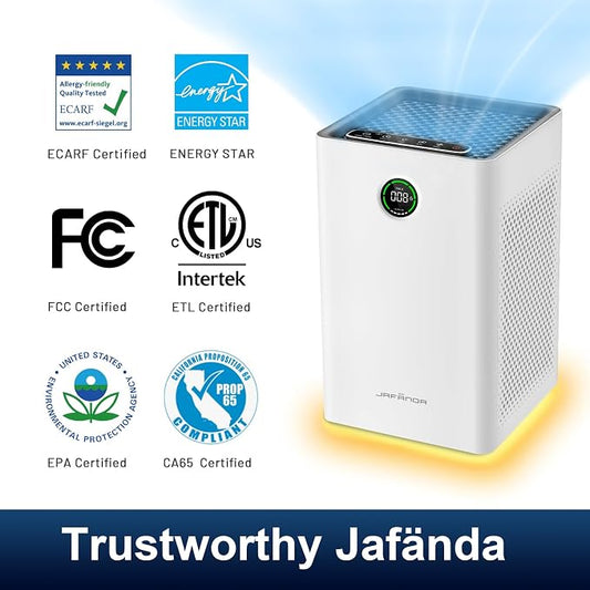 Jafända Air Purifiers for Home Large Room Up To 1190ft², True HEPA 13 Filter - Image 2