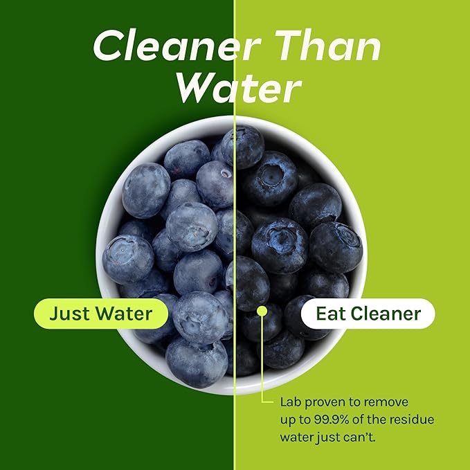 CleanBoss Eat Cleaner Triple-Action Fruit + Veggie Wash Refill - 64 oz - - Image 3