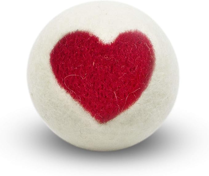 Friendsheep Wool Dryer Balls Red Heart 6 Pack XL Organic Premium Reusable - Image 7
