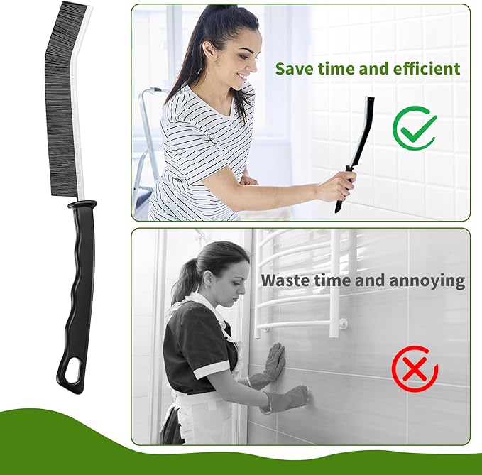 Crevice Cleaning Brush, Hard Bristle Crevice Brush - Image 4