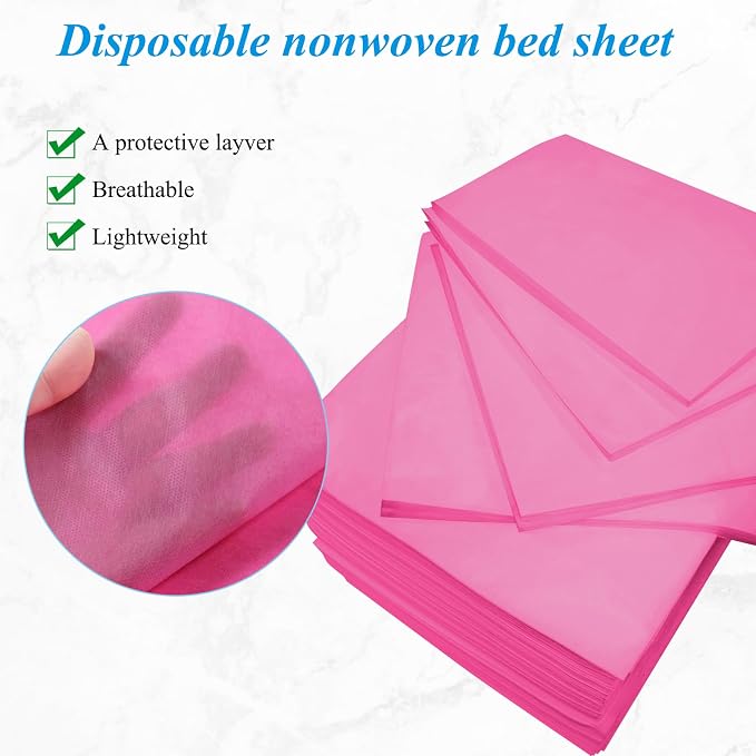 200Pcs Disposable Massage Table Sheets 31.5" x 71" Non-Woven Fabric Bed Covers - Image 6