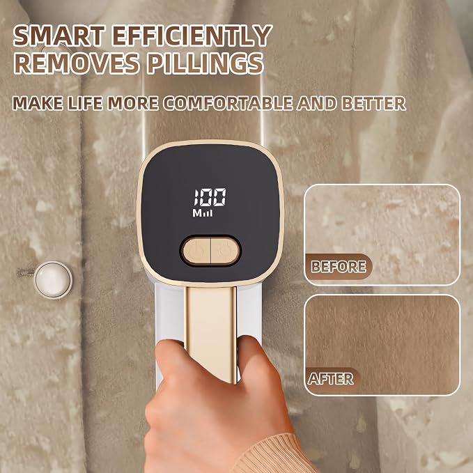 Rechargeable Lint Remover, Fabric Shaver Fuzz Remover, Sweater Shavers - Image 6