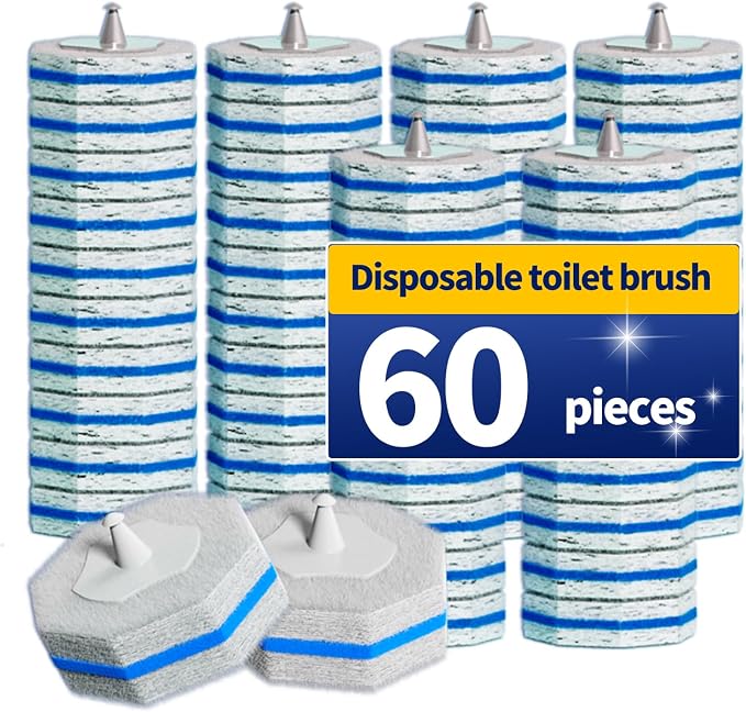 60PCS Toilet Wand Refills Compatible by Unknown
