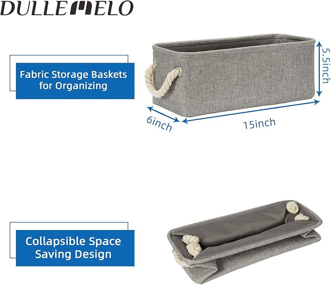 DULLEMELO Toilet Paper Storage Basket, Toilet Tank Basket - Image 4