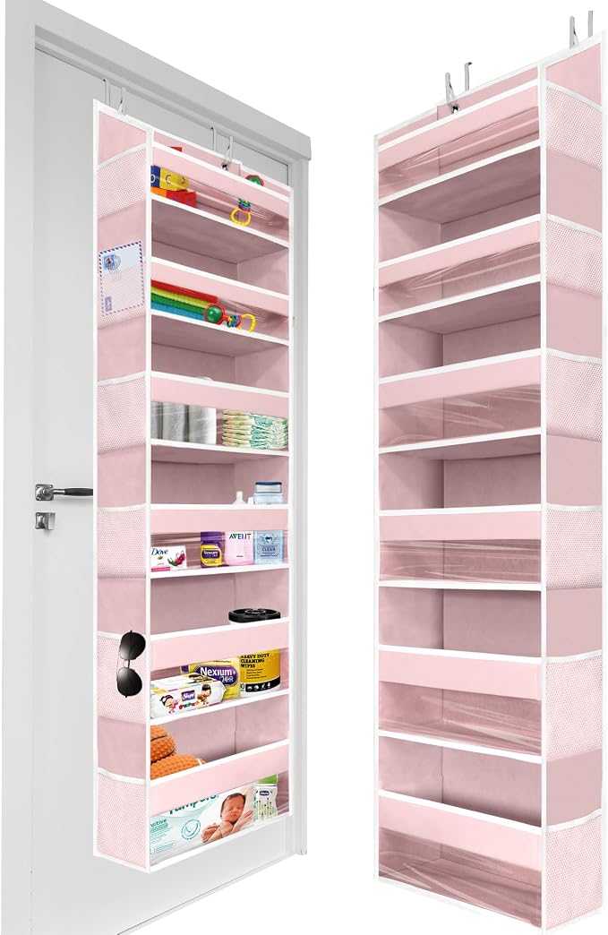HOMELUX THEORY 1 PC Heavy Duty Over the Door Organizer 55x14x6.7, 6 Large Front by HomeluxTheory