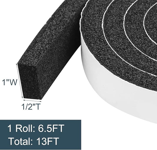 YIJUHOU Weather Stripping Door Seal Window Air Conditoner Insulation Foam Seal - Image 2