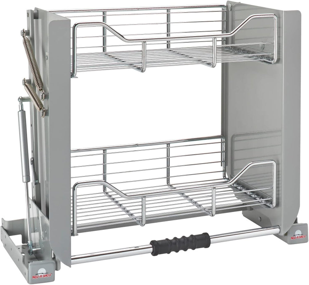 Rev-A-Shelf 24" Pull Down Heavy Duty Shelf Organizer, Chrome