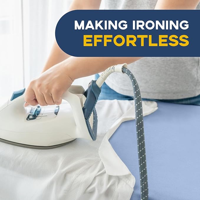 Full Size Ironing Board with Iron Rest, Heavy Duty Compact Ironing Board - Image 6