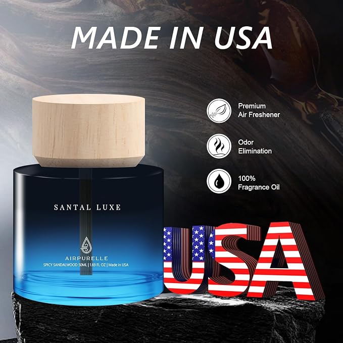 Car Air Freshener for Men & Women – Long-Lasting Spicy Sandalwood Essential Oil - Image 5