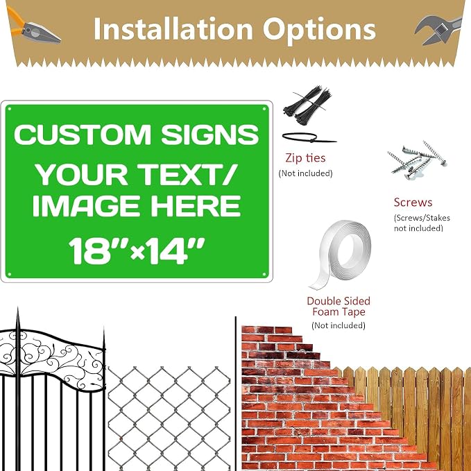 Personalized Aluminum Weatherproof Metal Signs - Image 4