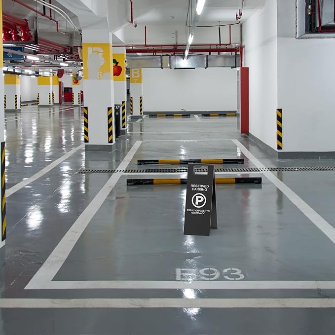 Reserved Parking Sign – Foldable Heavy Duty Plastic A-Frame - Image 5