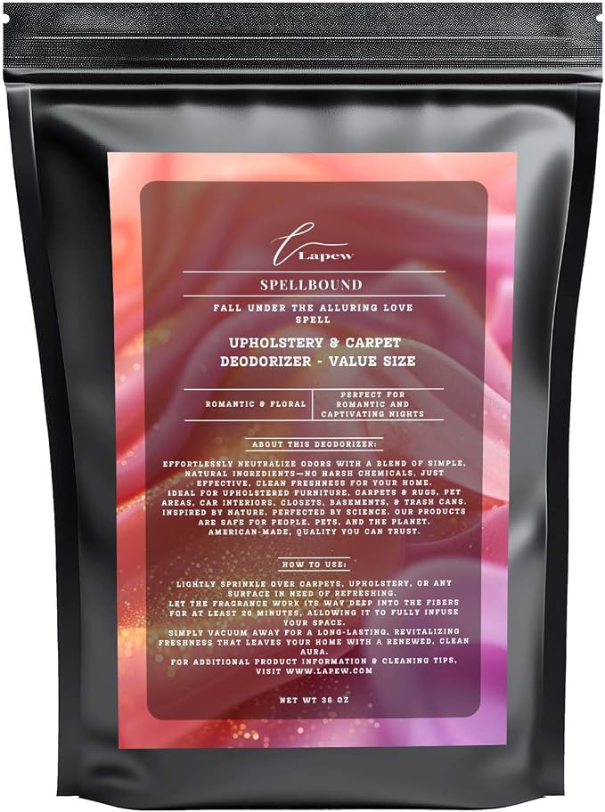 Spellbound Carpet Freshener Powder Refill 36 oz | Powerful Odor Eliminator by Lapew