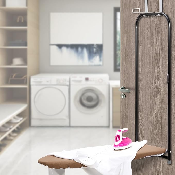 Seiritex Small Ironing Board Cover 13 x 37 inch, Fits Over The Door Ironing - Image 3