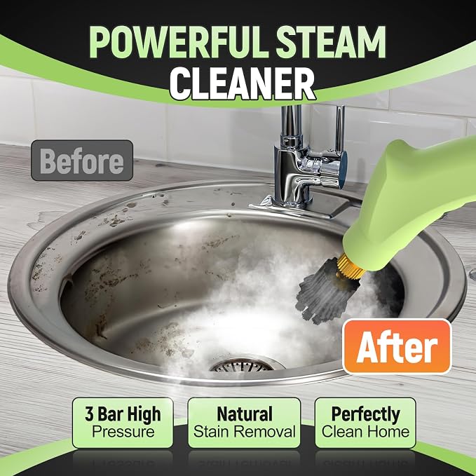 2500W Portable Handheld Steam Cleaner - Image 3