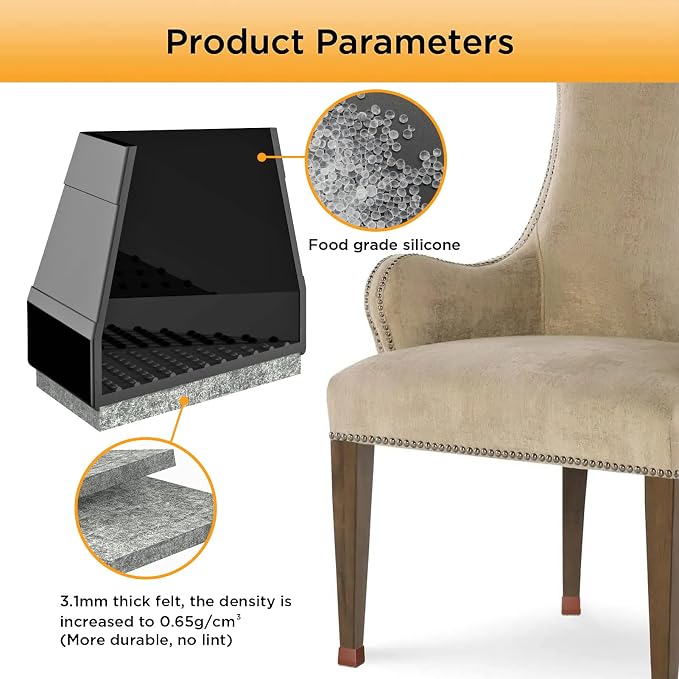 CHWM Square Chair Leg Protectors - Image 5