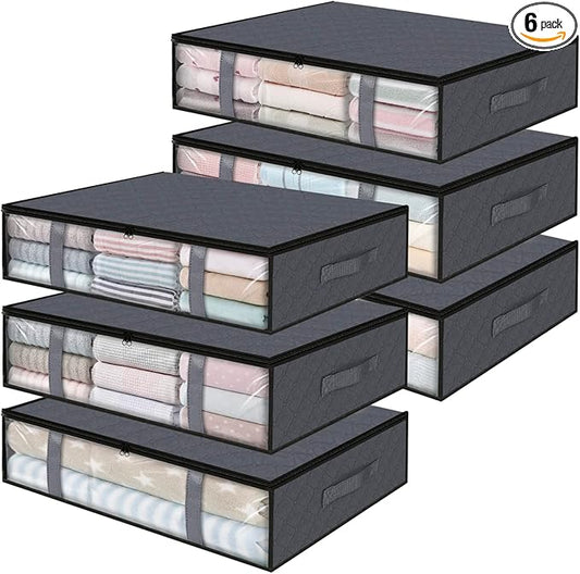 StorageRight Under Bed Storage Bins, Breathable Organizer by StorageRight