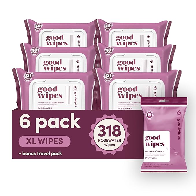 goodwipes Flushable Butt Wipes by goodwipes