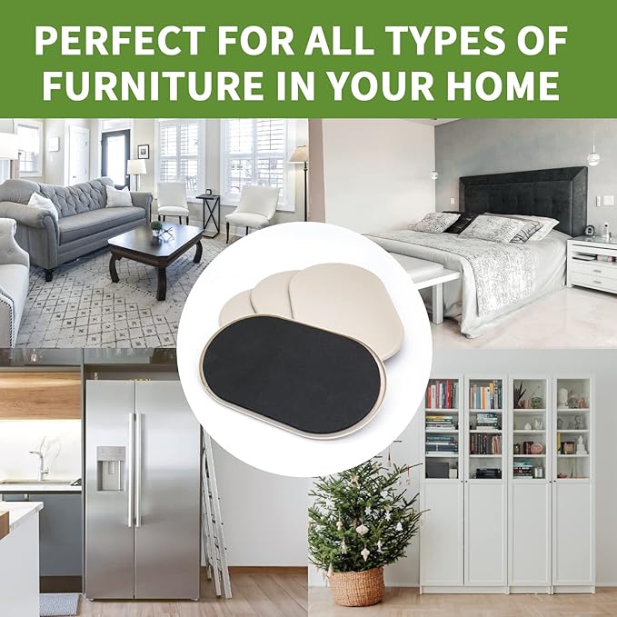 Furniture Sliders for Carpet 4 PCS - Image 7
