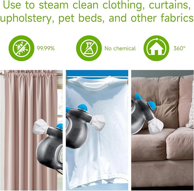 12 Pack Handheld Steam Cleaner Pads Replacement Bissell Steam Shot, McCulloch - Image 5