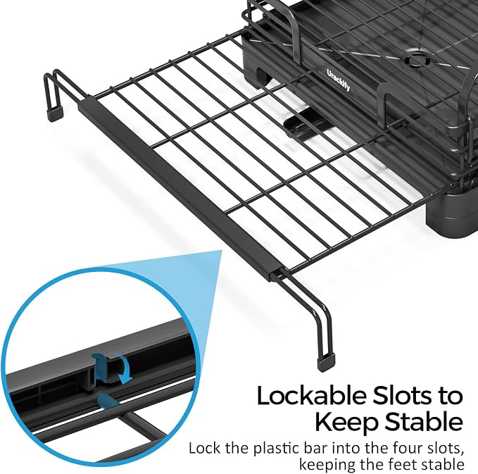 Extendable Dish Drying Rack, 2 in 1 Multifunction Dish Rack - Image 9