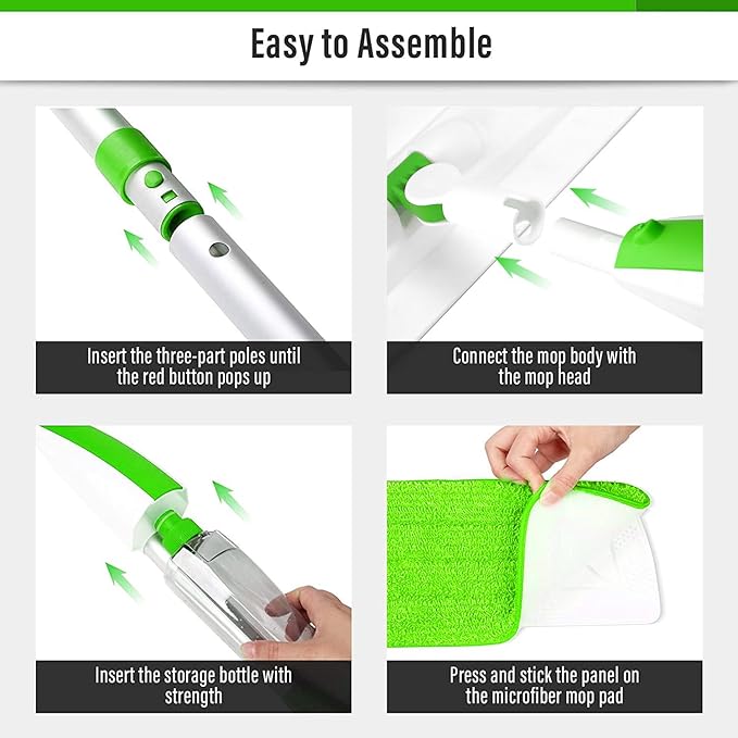 Mops for Floor Cleaning Wet Spray Mop - Image 7