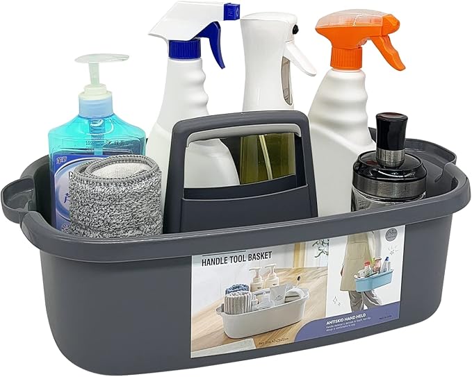 Multi-Purpose Plastic Cleaning Caddy by Goderewild