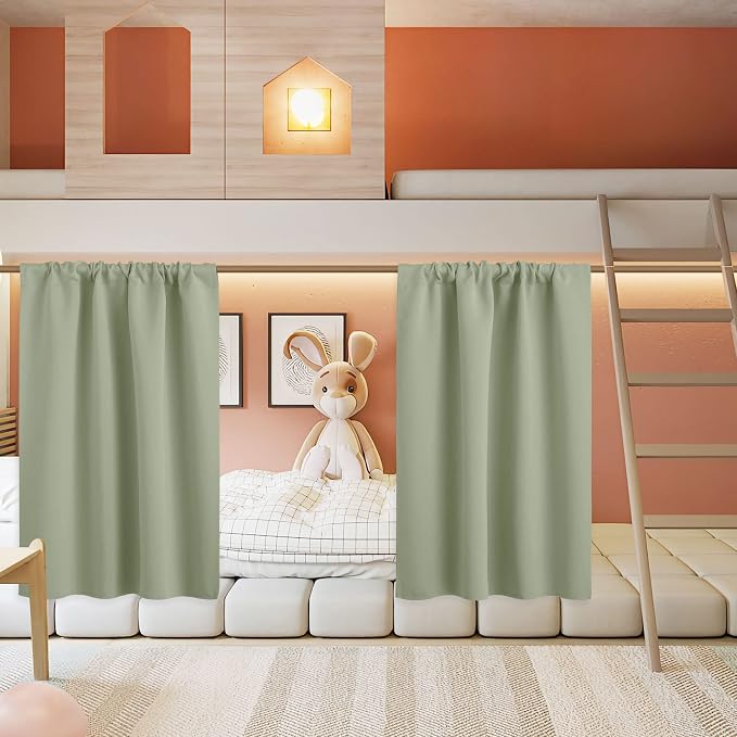 RYB HOME Small Curtains for Door Windows by RYBHOME