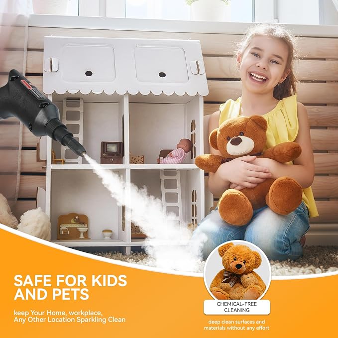 Steam Cleaner for Home, 1500W Handheld Steam Cleaner, 1500ML Water Tank - Image 6