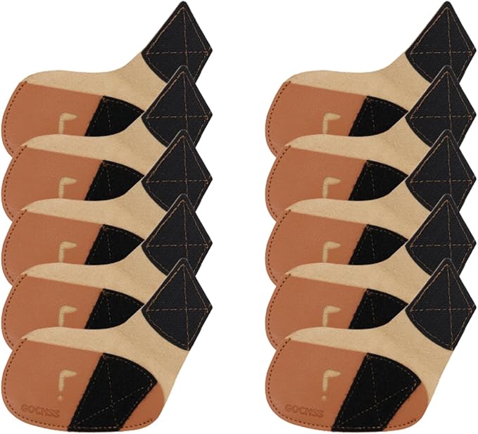 I Golf Iron Headcovers 10pcs PU Fit Both Right-Handed Clubs Golf Club Protector - Image 2