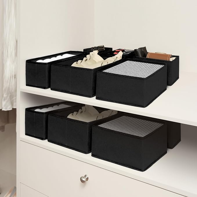 Cupic Cupid Drawer Organizer, Dresser Organizers, Foldabe Drawer Organizer - Image 6