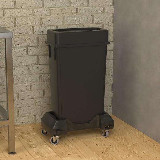 23 Gallon Black Slim Jim Trash Can - Image 4