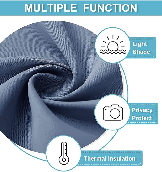 RYB HOME Bedroom Blackout Curtains - Image 6