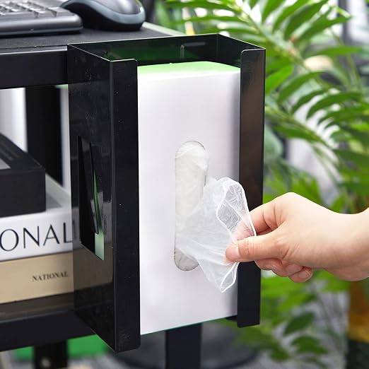 Lounsweer 2 Pcs Magnetic Glove Dispenser Holders Wall Mount Boxes of Gloves - Image 7