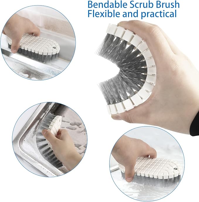 6 Pack Multipurpose Household Cleaning Set, Deep Cleaning Brush Set - Image 5
