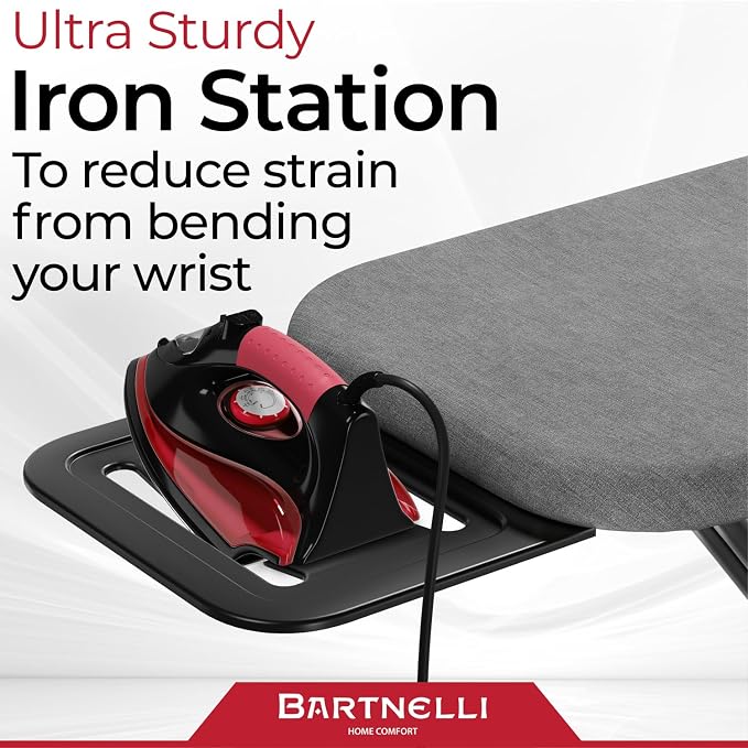 Bartnelli by Rorets Ironing Board Made in Europe | Iron Board - Image 6