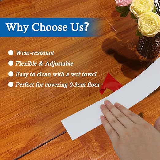 Floor Transition Strip Self Adhesive Floor Cover Strips Laminate 2" Wide Vinyl - Image 5