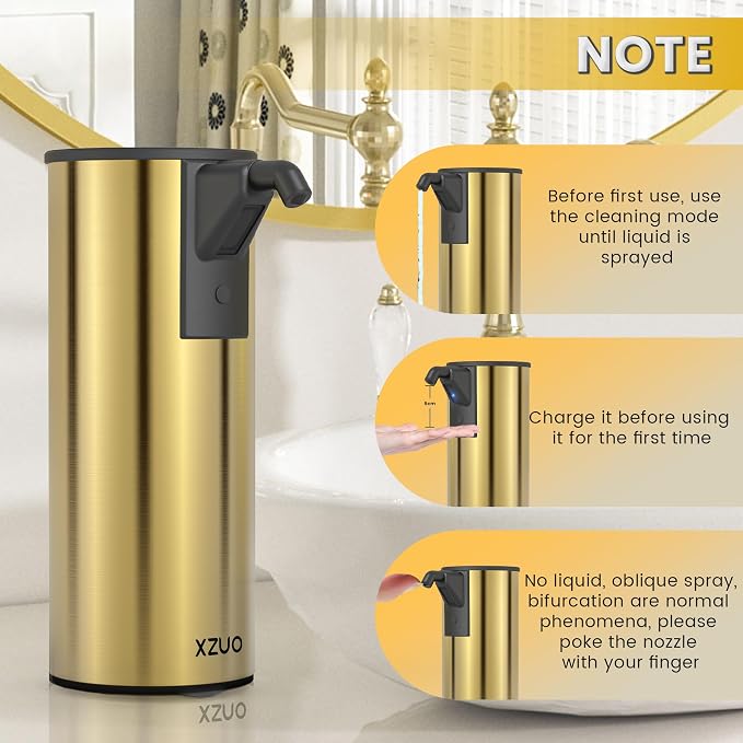 Automatic Soap Dispenser Touchless 11.8oz/350ml Four-Level Adjustable Dispenser - Image 3